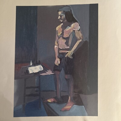 #ad Abstract Painting A Man Art Print 5”x 7” $9.99