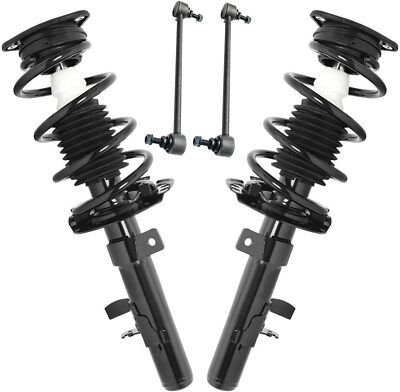 Front Struts w/ Coil Spring Assembly + Sway Bars Links Kit for 2013 Ford Escape