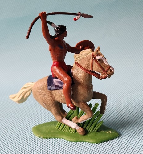 INDIANS Natives Far West DSG PLASTIC TOY SOLDIERS set BRITAINS - Picture 5 of 8