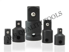 VCT 5pc Impact Socket Adapter & Reducer Cr-V Impact Driver Set