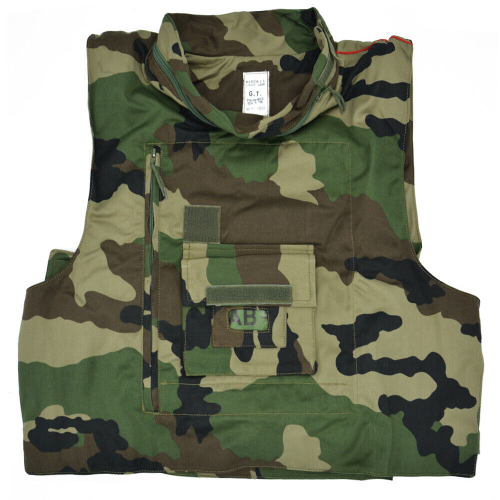 French Army Tactical Combat Cover Flak Vest CCE Camo French Army Tactical Combat Cover Flak Vest CCE Camo