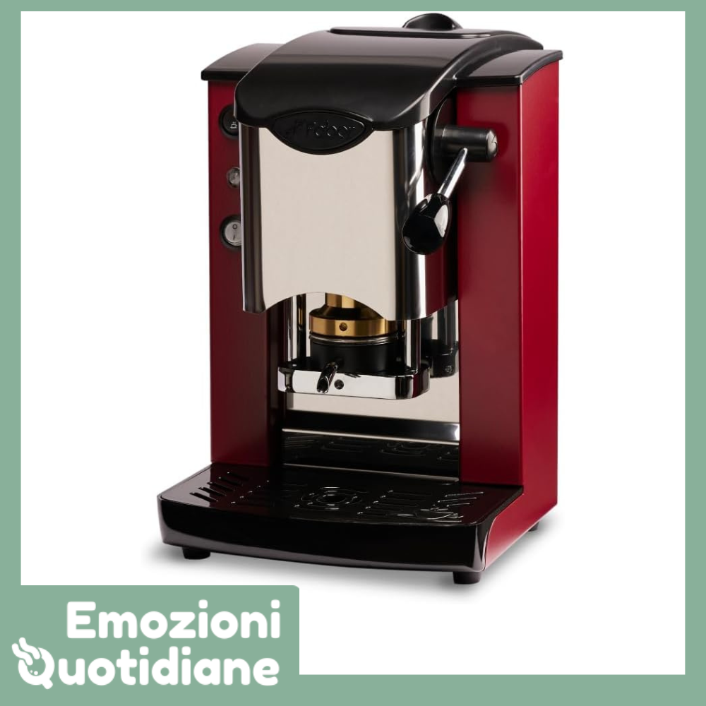 Faber Slot Inox | Macchina caffè a cialde Ese 44mm con pressacialda Ottone