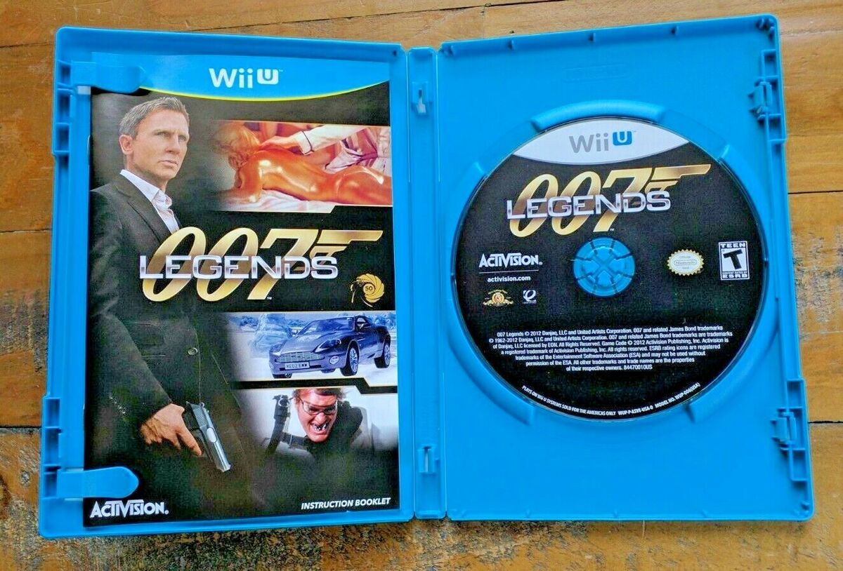 007 Legends Nintendo Wii U James Bond complete in box CIB