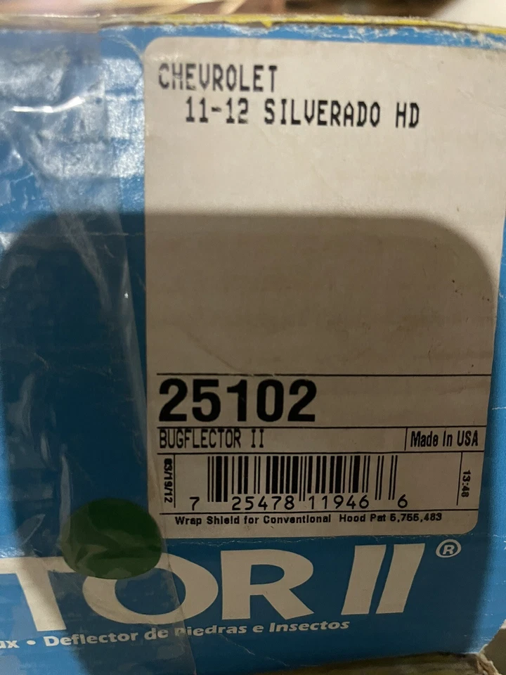 AVS 25102 Bugflector II Bug Deflector for 2011-2014 Chevy Silverado 2500 3500 HD - Image 2 of 2