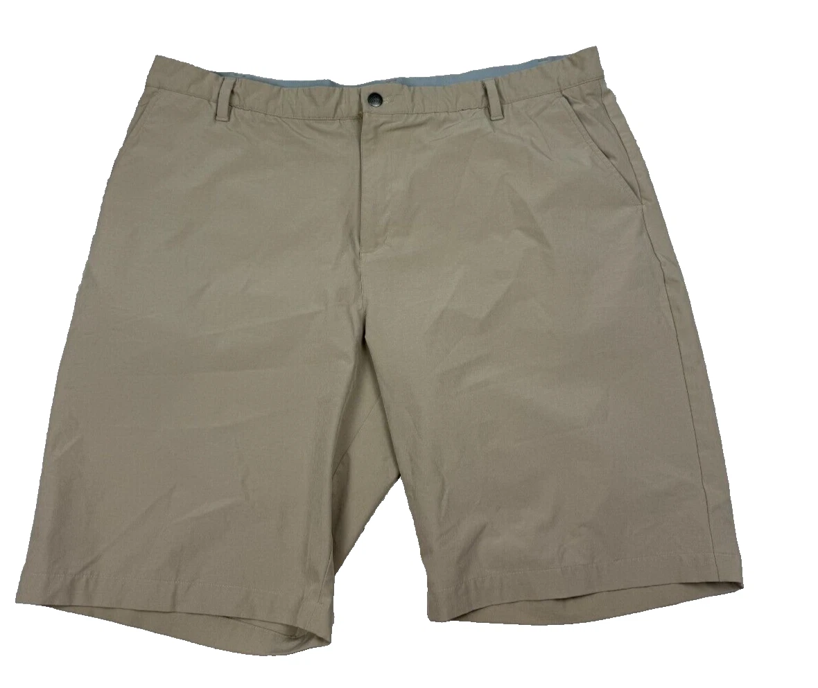 Adidas Clima Cool Performance Golf Activewear Beige Tan Mens Shorts Size 42 x 11