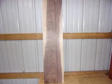 1 PC WALNUT LUMBER WOOD KILN DRIED BOARD 42 3/4"X 10"X 11/16" LOT 1239V FLAT