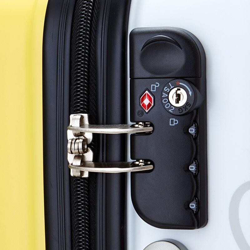 Sanrio Gudetama Carry Case Bag Suitcase Yellow TSA Lock 31L 4
