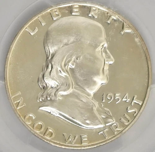 1954 Franklin Half Dollar 50C Grade PCGS PR65