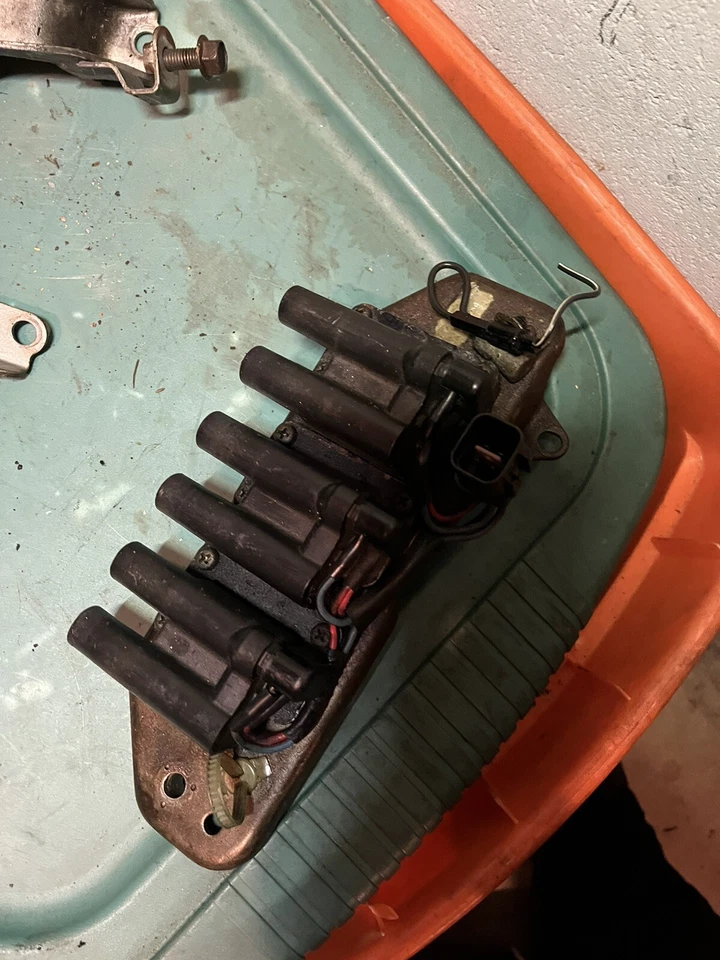 Paquete de bobinas de encendido 91-99 Mitsubishi 3000gt Dodge Stealth Turbo Foto 3 de 3