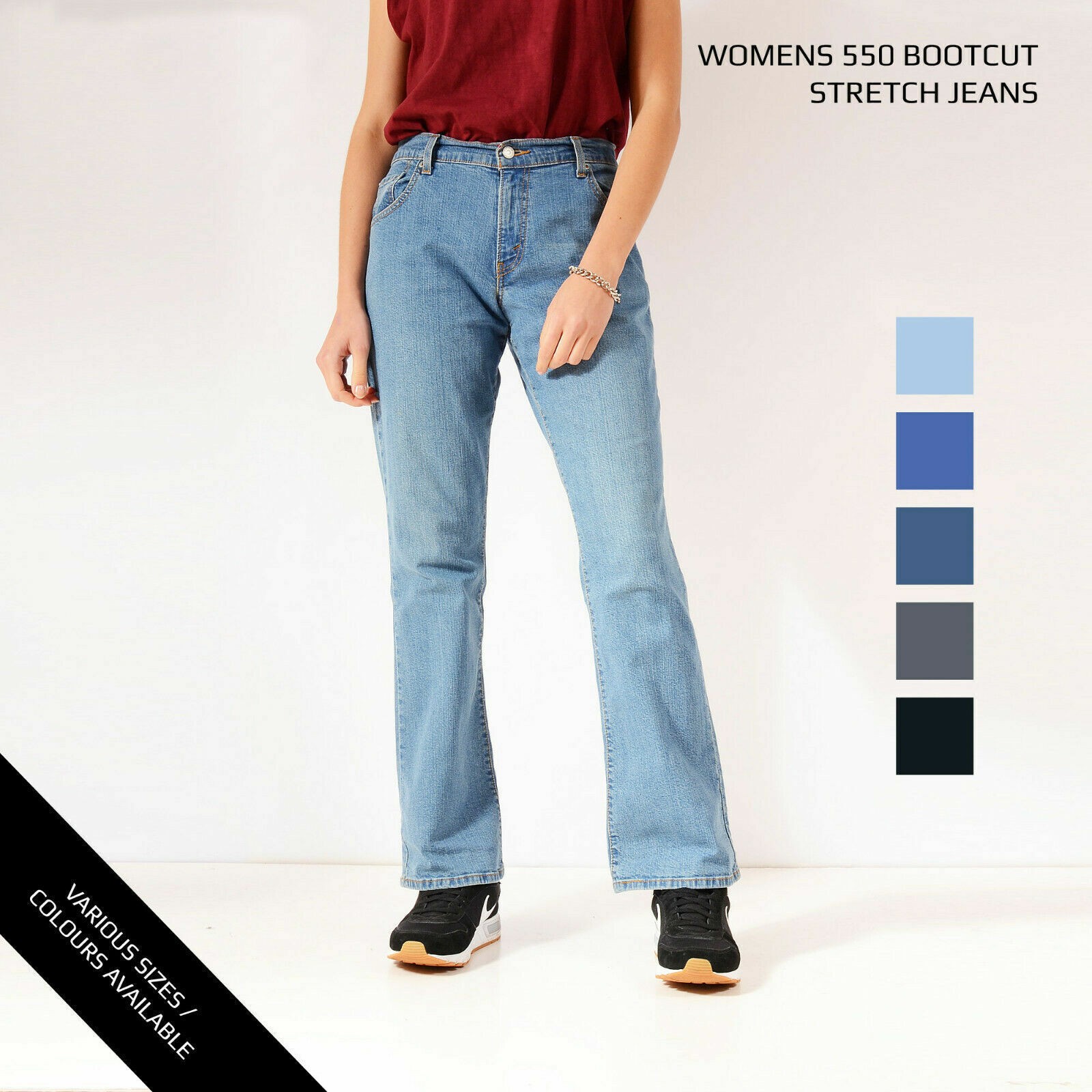 Actualizar 51+ imagen levi’s 550 relaxed bootcut