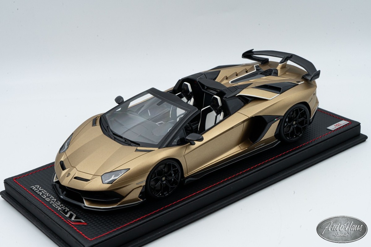 MR Collection★1/18★Aventador★世界1台限定 1/18 MR Collection Lamborghini Aventador SVJ Gold 🤝ALSO