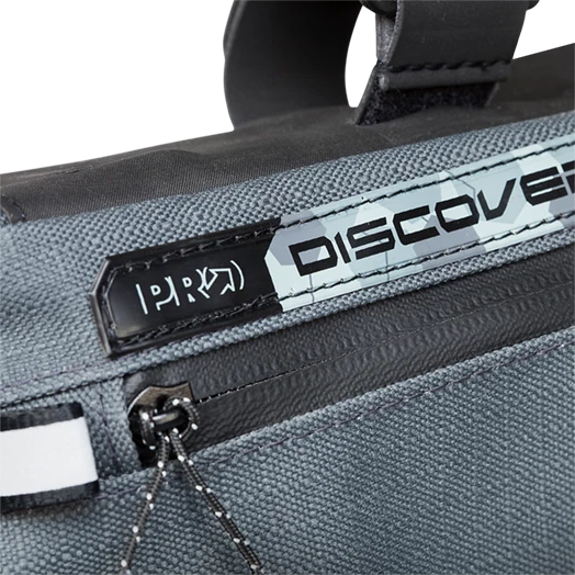 PRO Discover Gravel Frame Bag 2.7L Waterproof Bikepacking Touring Storage Grey - Image 4 of 4