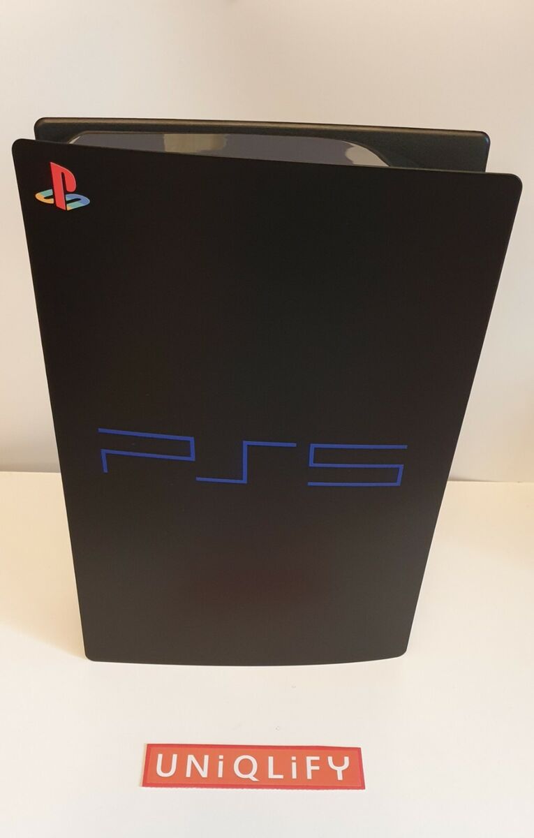 PlayStation 5 PS5, Retro PS2 Logo Themed Face Plate Case Cover, Disc  Edition