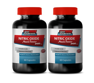  Nitric Oxide  2400mg - L-Arginine Blend - Promote Post Workout Recovery  2B 
