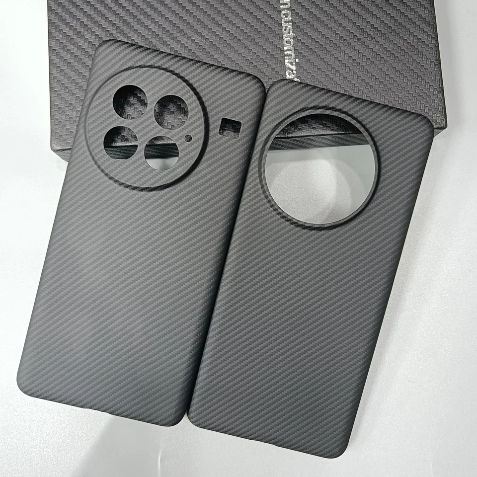 Real Carbon Fiber Case For OnePlus 13 12 Matte Ultra Thin Hard Armour Back Cover - Image 2 of 4