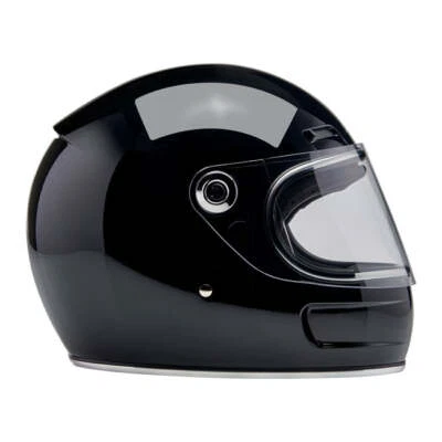 Biltwell Gringo SV Moto Motorcycle Motorbike Full Face Helmet Gloss Black