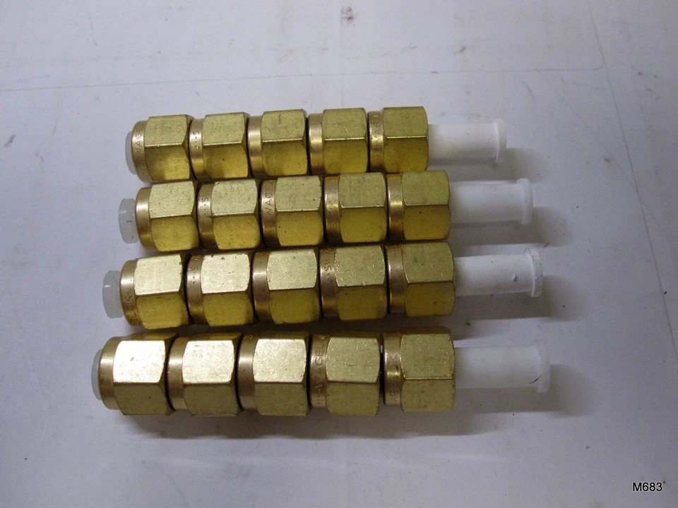 20-QTY Swagelok B-400-NFSET Nut & Ferrule Set (20 Nuts, Front & Back Ferrules) - Image 2 of 4