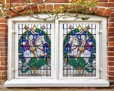 3D Knight A574 Window Film Print Sticker Cling Stained Glass UV Sinsin