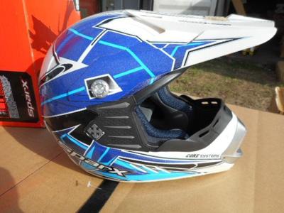 New Sparx JR-O7 MX ATV Core Blue Youth Core System Helmet Size Medium 843012