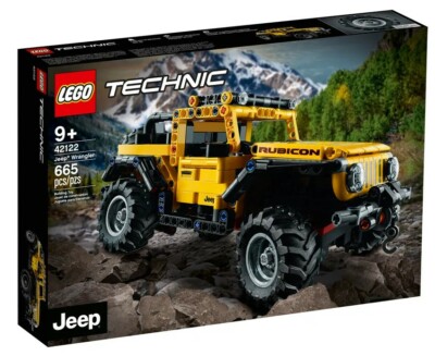 LEGO Technic Jeep Wrangler Rubicon 42122 Building Kit (665 Pieces)