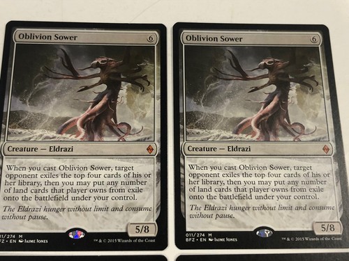 MTG Oblivion Sower x4 BFZ 011 Magic The Gathering - Picture 2 of 7