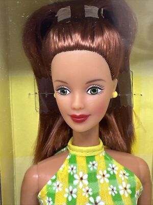 Pretty in Plaid Barbie Doll Vintage Redhead Midge 1998 Mattel