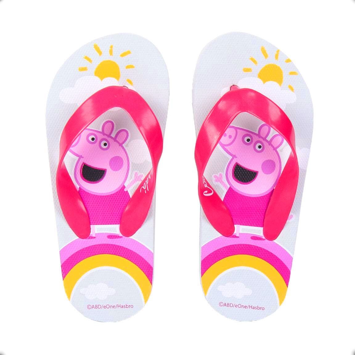 Flip Flops For Children Peppa Pig Pink (Size: 29) NUOVO