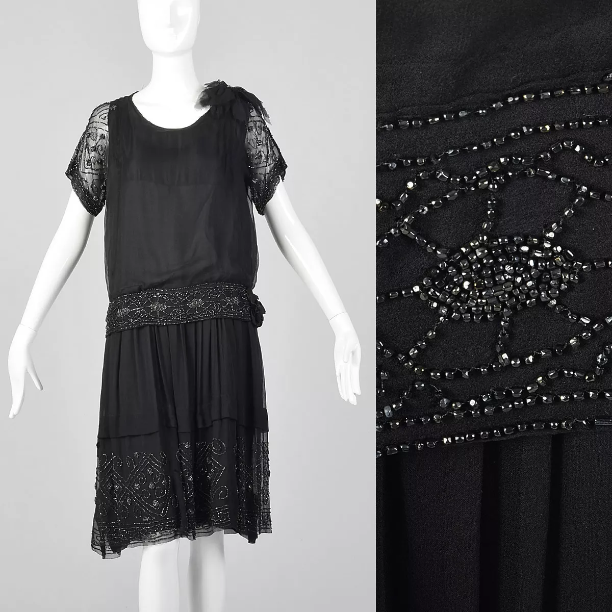 Drop waist top 20s dress