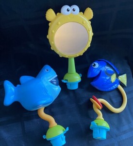 Finding Nemo Disney Activity Jumper Replacement Part Toy Lot Dory Shark Mirror