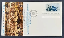 Scott # 1180 - FDC, Battle of Gettysburg Centennial - Gettysburg, PA