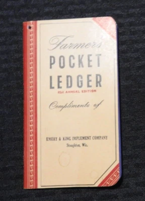 1947 John Deere Emery & King Implement Co Taschenbuch Stoughton WI A B G M - Bild 1 von 4