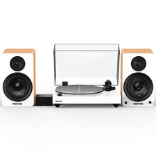 Fluance Rt85n Vinyl Turntable, Pa10 Preamp, Ai61 Powered 6.5" Bookshelf Speakers