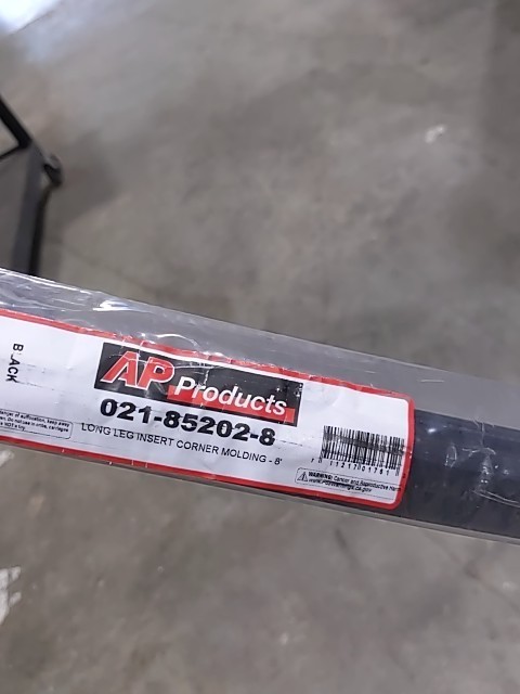 AP Products APP021-85202-8 8 ft. Long Leg Insert Corner Molding, Black