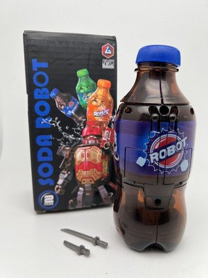 Beverage/Soda Bottle Transformer Robot Toy