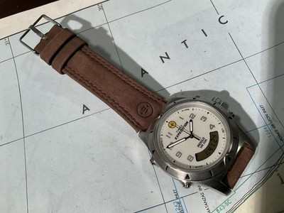 Vtg NOS Timex Expedition W-6 Ana Digi Alarm Indiglo Men s Watch 50M