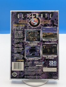 Midway Ultimate Mortal Kombat 3 Sega Saturn Disc & Back Art Only, Tested
