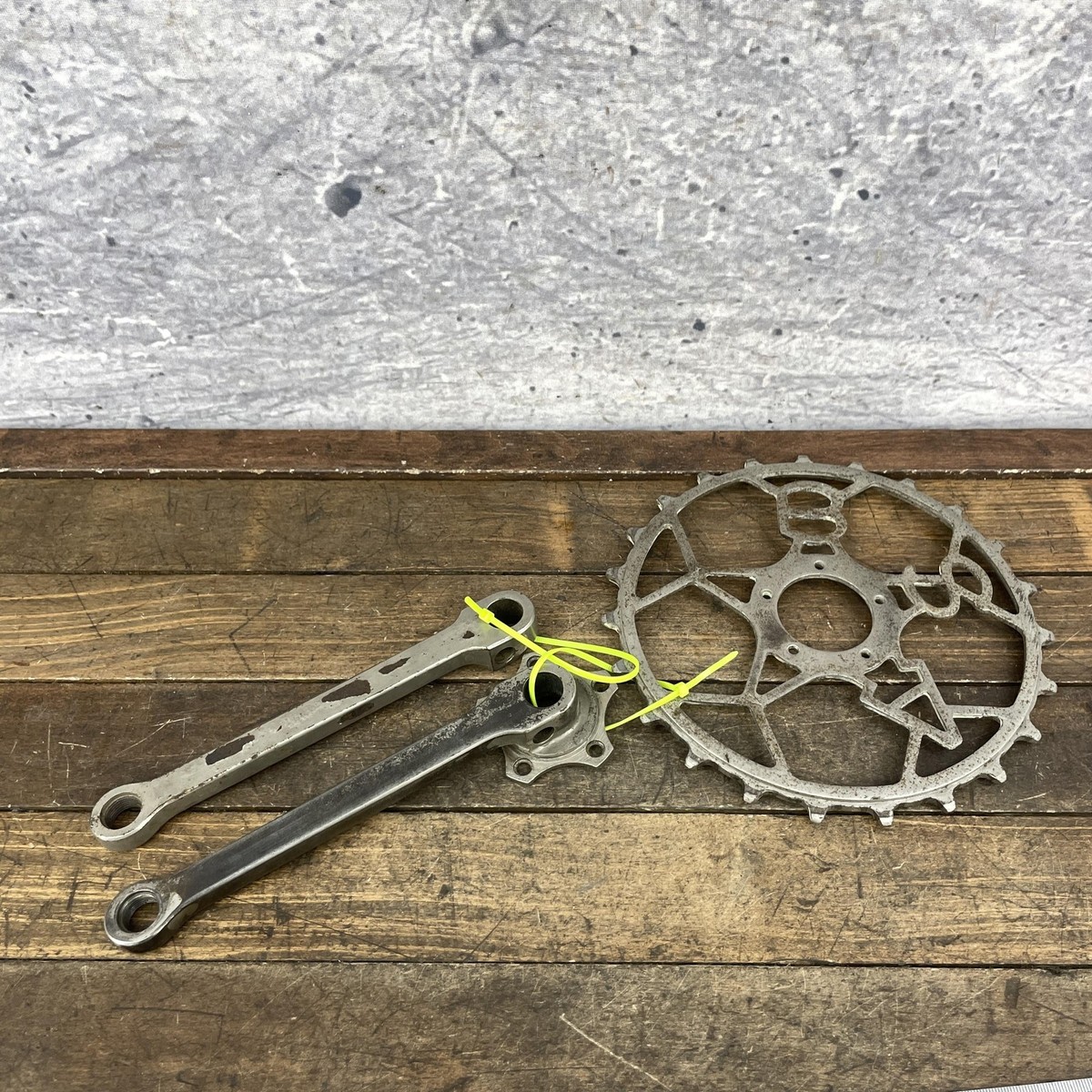 パーツ SM-BB7900 BSA vintage Vintage BSA Crankset Inch Pitch Chainring Steel Skip Tooth Track