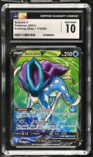 Suicune V 2021 Pokémon Sword & Shield 173 Evolving Skies Full Art CGC 10 on eBay