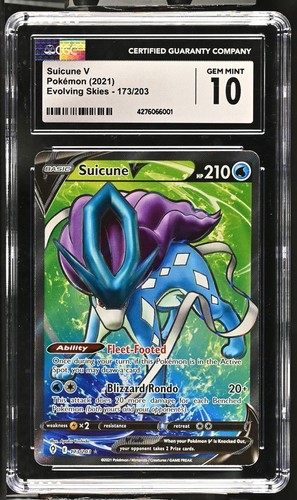Suicune V graded CGC 10 for sale on eBay