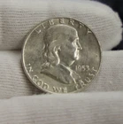 1953 D US Franklin Half 50c Nice AU