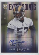 2013 Prestige Rookie Extra Points Purple Signatures 9/100 Alec Ogletree Auto 0b2
