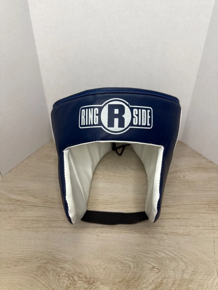 Juego de Boxeo Ringside Niños - Bolsa Pesada, Guantes y Tocado Sin Cordones - Azul y Blanco Foto 3 de 4
