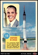 1963 Topps Astronauts #13 Alan Shepard Shepard in Space 8 - NM/MT