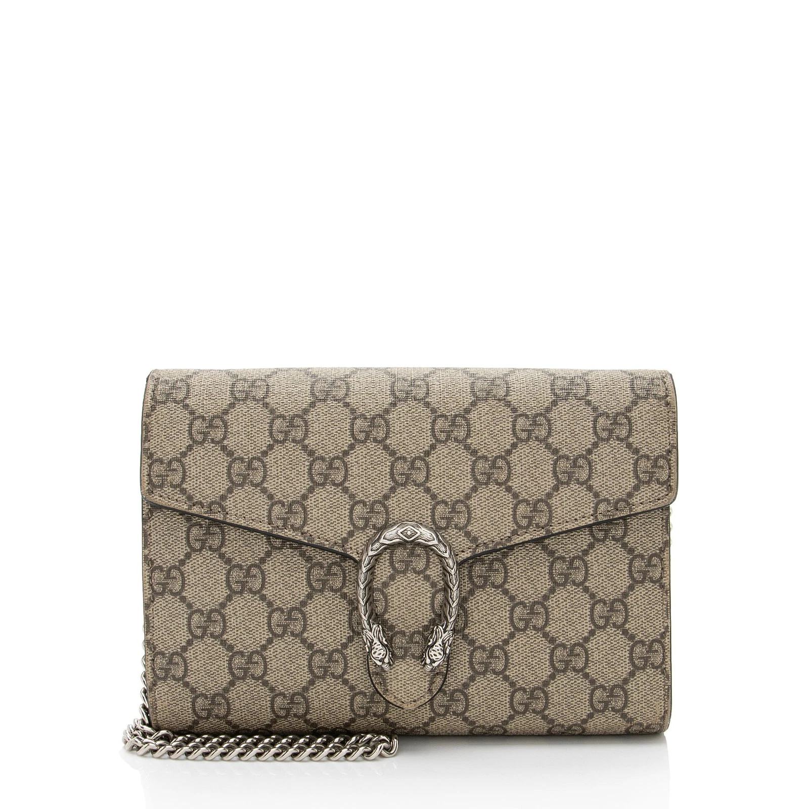 Portefeuille chaîne Gucci GG Supreme Dionysus