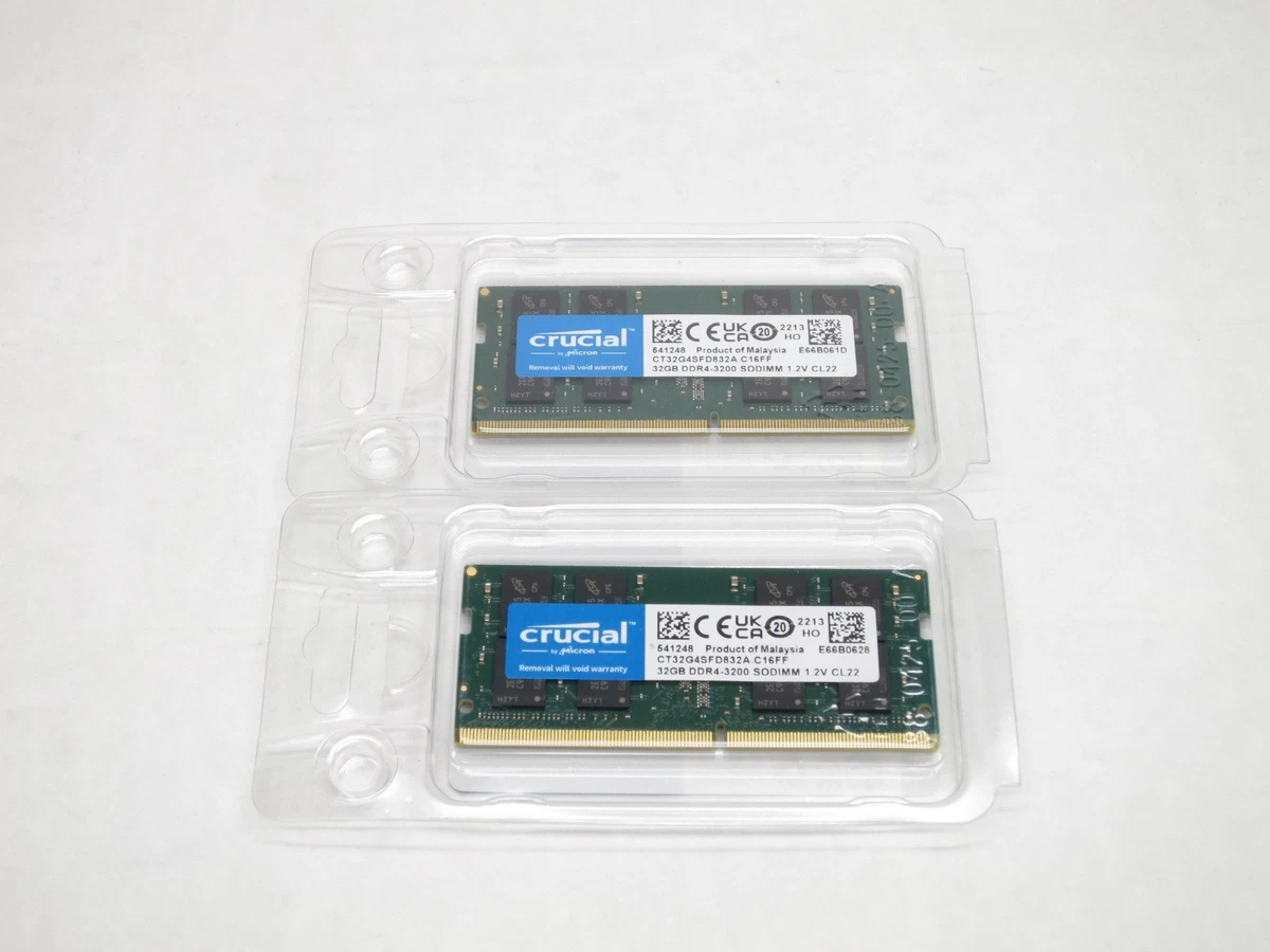 Crucial DDR4 SDRAM 64 GB Total Capacity Memory (RAM) for sale | eBay