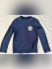 Gap Kids Surf Rash Guard Swim Shirt Blue Long Sleeve XS 4-5 Years UPF