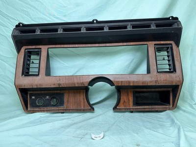 1980-1986 Ford F350 Instrument Cluster Bezel Trim Surround Dash Board Wood Grain