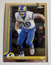 2025 NFL Topps Chrome Tyler Higbee #172 Los Angeles Rams