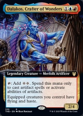 Dalakos, Crafter of Wonders (Extended Art) -Foil Near Mint MTG