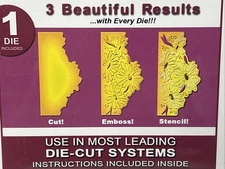 Spellbinders Grand Daisy Border Die S7-003 Card Making Scrapbooking